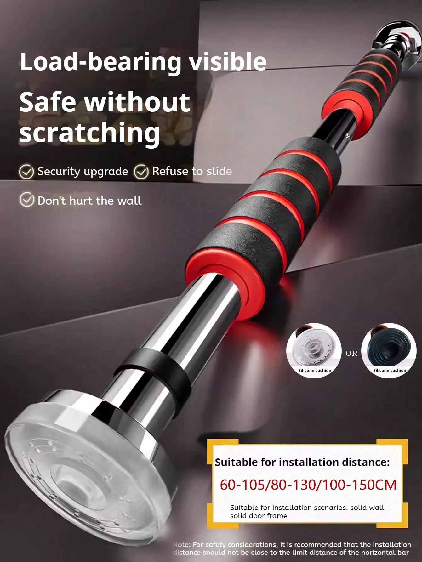 Adjustable Doorway Pull-Up Bar – Heavy Duty, Non-Slip Home Gym