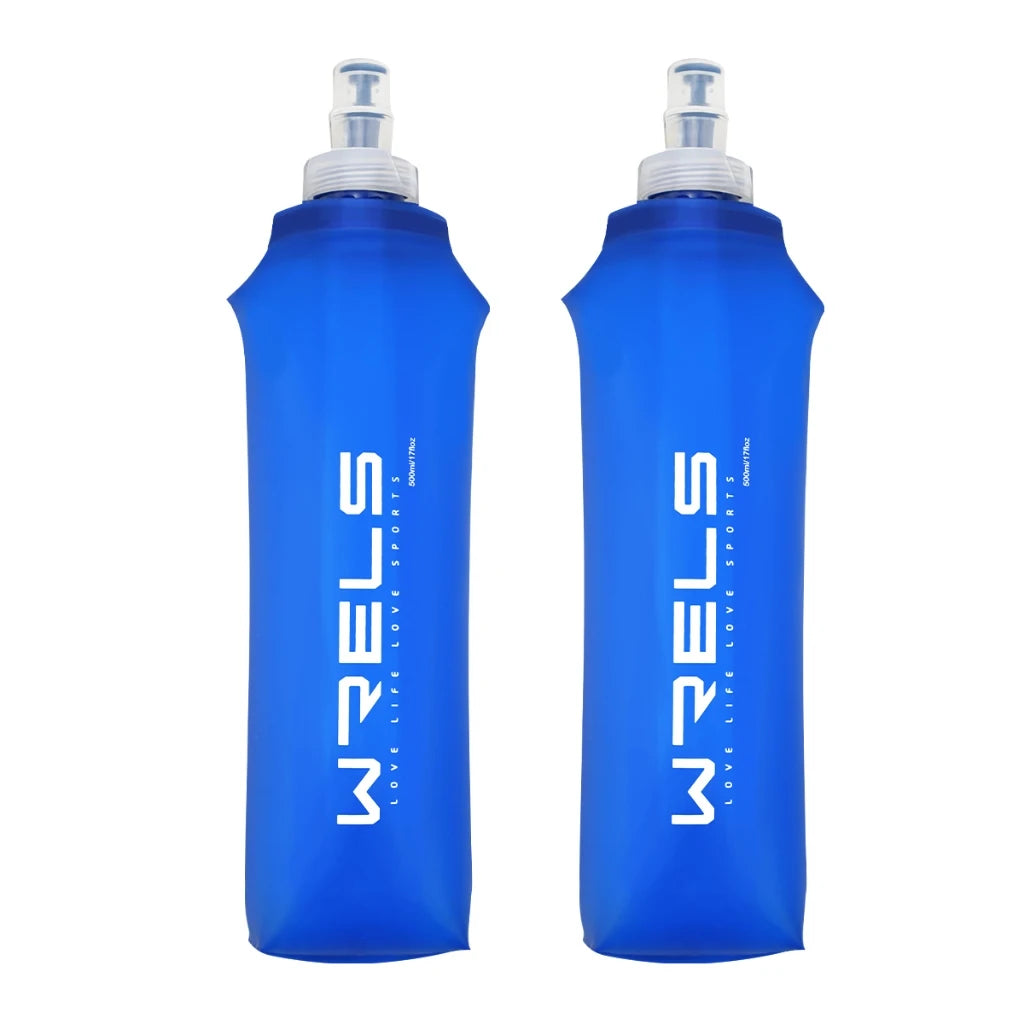 WRELS Folding Water Bottle – BPA-Free Soft Flask for Sports & Hiking
