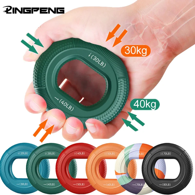 Silicone Finger Gripper Ring – Hand & Wrist Strengthener for Exercise & Rehab