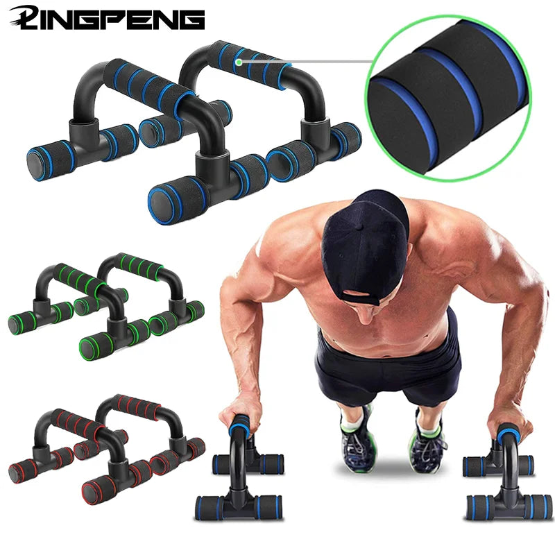 U-Shaped Push Up Bars – Non-Slip Home Gym Fitness Equipment