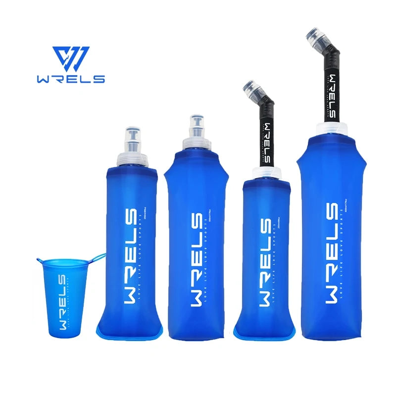 WRELS Folding Water Bottle – BPA-Free Soft Flask for Sports & Hiking